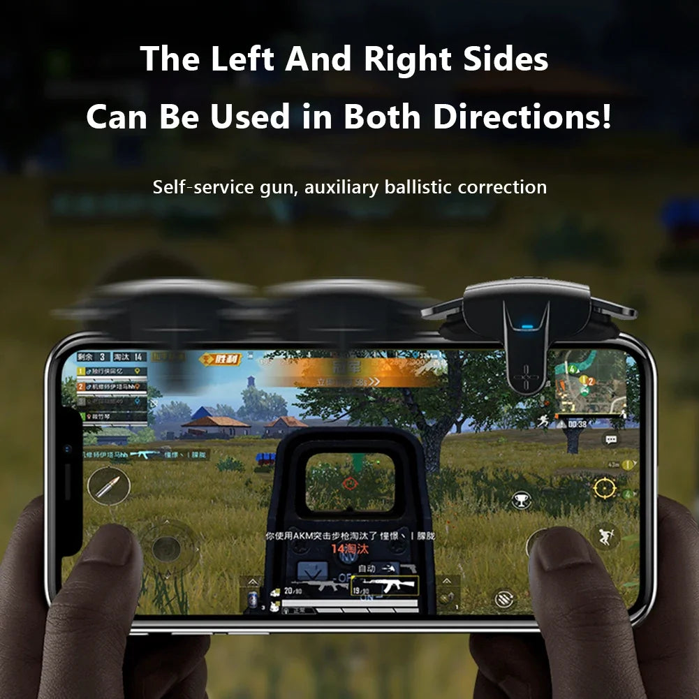 AK05 Game Controller For PUBG Mobile Phone Fire Aim Shoot Button Gamepad Trigger L1R1 Shooter Joystick Gaming Accessories