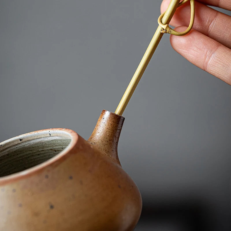 Handmade Bamboo Tea Needle Tea Spoon Tea Cone Accories Chinese Sle Retro Design Tea Ceremony Six Gentlemen Tea Set Acces...