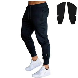 2026 New 2 Pieces Running Pants Thin Sports Training Sweatpants Gym Breathable Fitness Bottoms Jogger Sportswear Pants Men