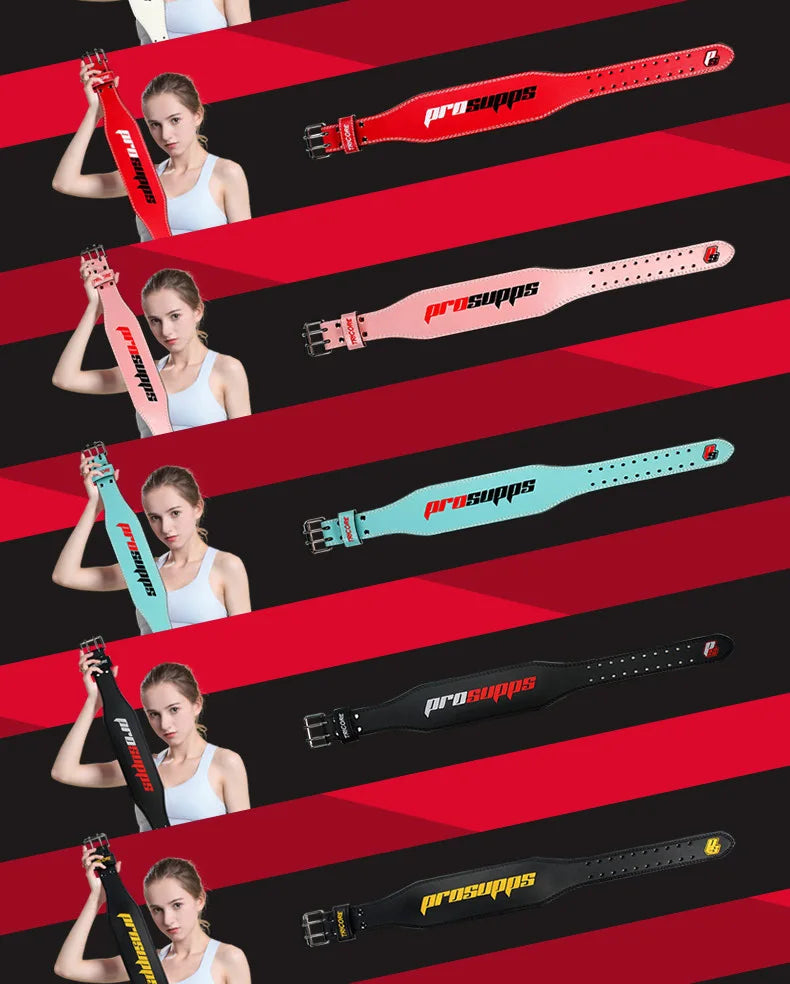 Weight Lifting Leather Belt Body Fitness Gym Back Support Power Lifting Belt Lumbar Protector For Squats Deadlift BodyBuilding