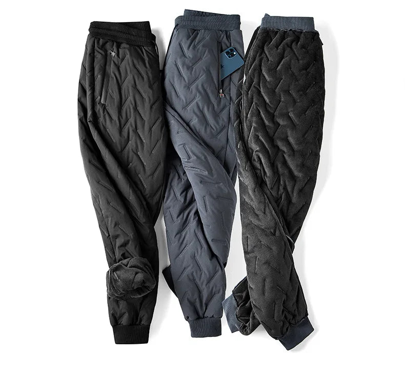 New Big Size Winter Pant Men Thick Fleece Lined Jogger Cotton Padded Warm Work Trouser Male Plus Large Sweatpant 9XL 10XL Autumn - You Offer
