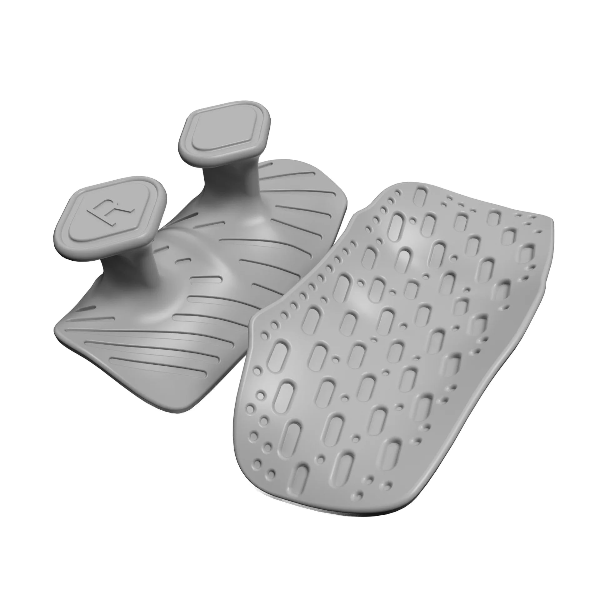 1 Pair Anti-Slip Workout Grips Ergonomic Rubber Hand Protector Gloves for Weight Lifting, Pull-Ups, Home Gym Training & Exercise