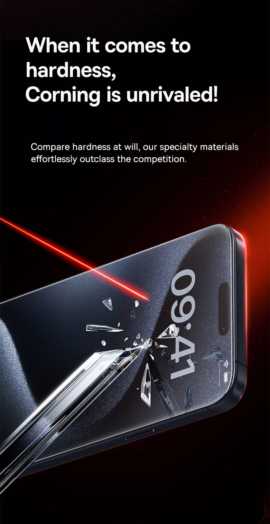Baseus 3D Curved Tempered Glass for iPhone 16 15 Pro Max Hot Bending Full Coverage Shatterproof Clear Corning Screen Protector