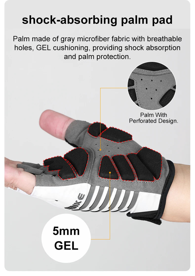 INBIKE Shockproof GEL Pad Cycling Gloves Half Finger Sport Gloves Men Women Summer Bicycle Gym Fitness Gloves MTB Gloves IF239