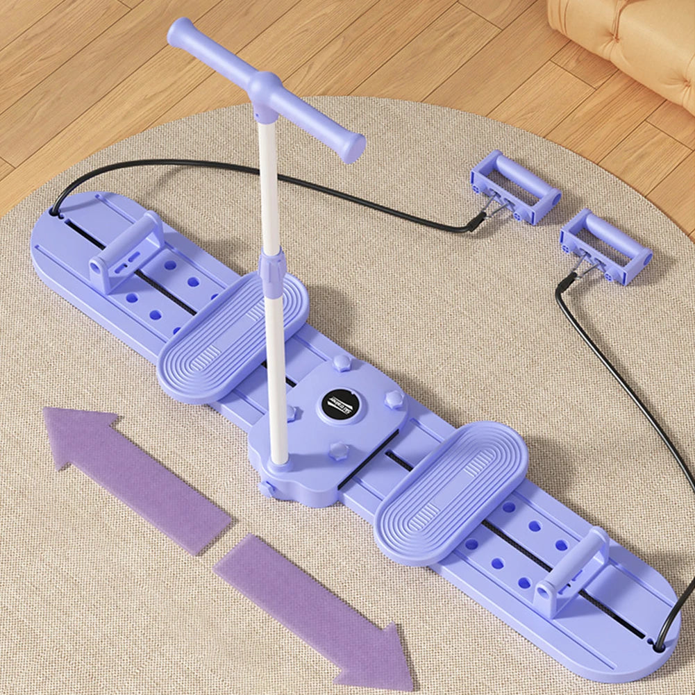 Multifunctional Fitness Ski Machine Foldable Ski Trainer Non Slip Thin Legs Pelvic & Hip Strengthener Full Body Workout Trainer