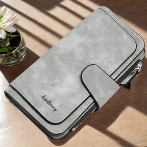 Long Wallet For Women Large Capacity Trifold Credit Card Holder Organizer Clutch Cellphone Handbag - You Offer