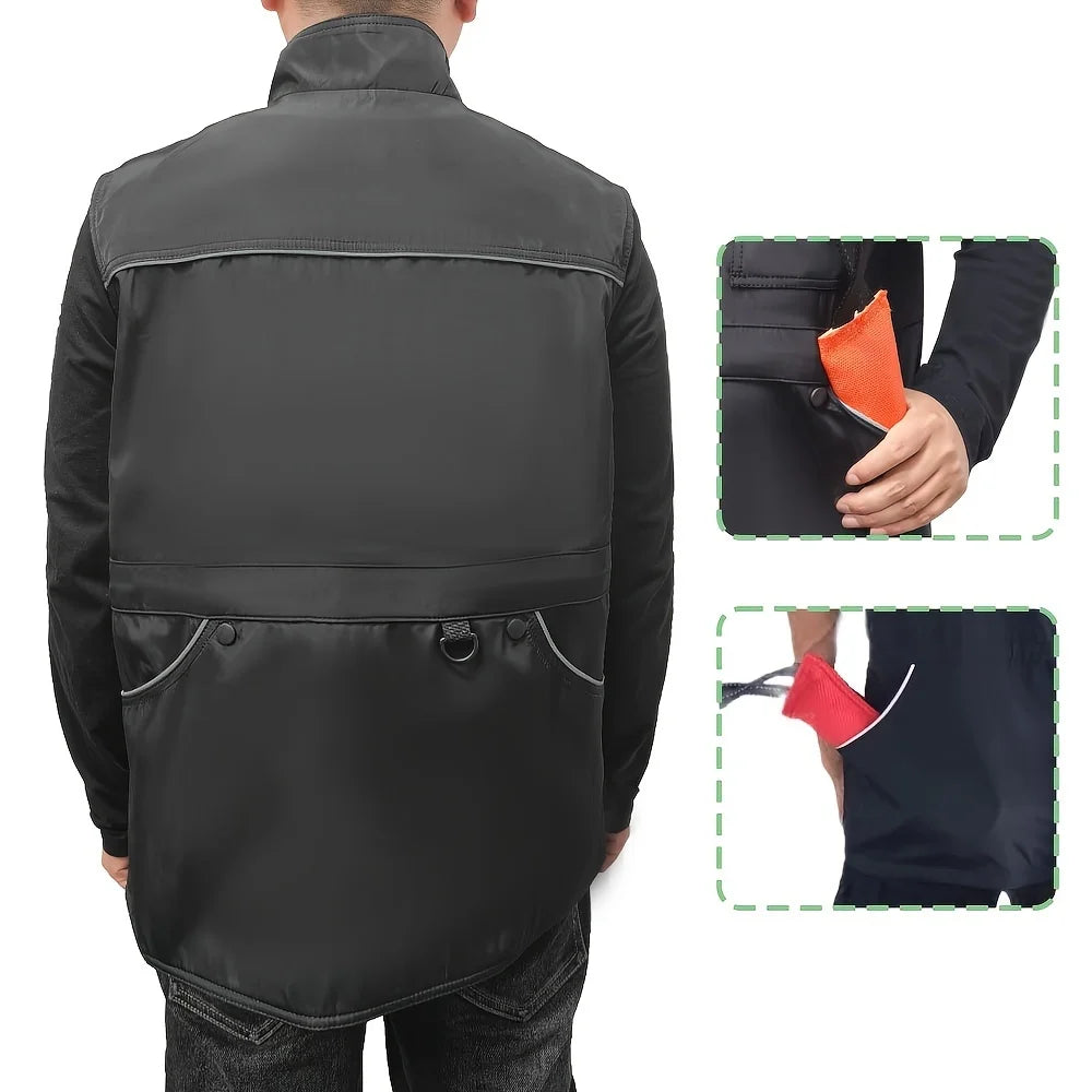 Kangdarpet Dog Training Vest Durable Oxford Cloth Anti-Scratch Training Dog Service Dog Work Clothes, Training Jacket, Dog Gear