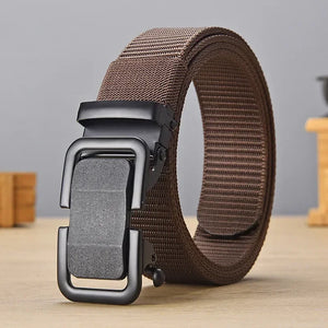 Xiaomi Toothless Automatic Buckle Nylon Belt Men Outdoor Waist Canvas Belts Leisure Breathable Canvas Belt Casual Tactical Belt