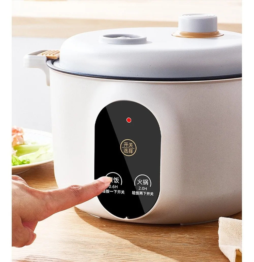 Easy 20cm Micro Pressure Cooker Non Stick Quick Heating Rice Cooker Anti-overflow 2 L Pressure Cooking Pot Student Dormitory - You Offer