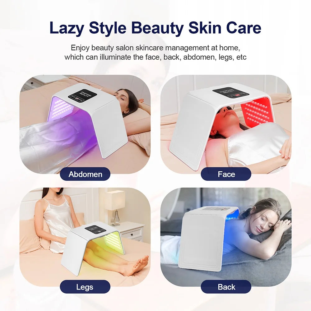 7 Colors LED Mask PDT Skin Rejuvenation Photon Therapy Lamp Red Blue Light Home SPA Skin Care Tools