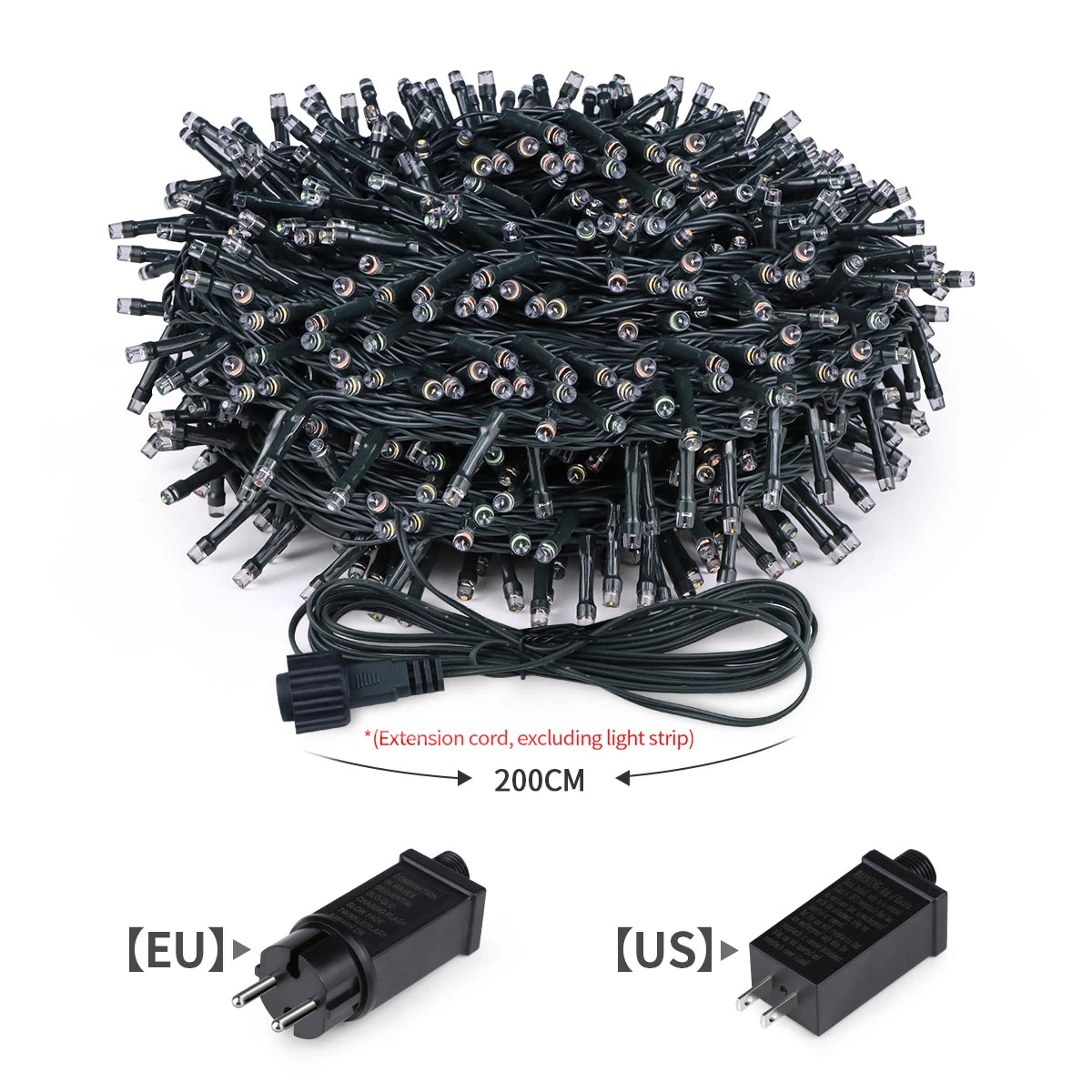110V 220V LED Christmas Lights Fairy Garland String Light 10M- 100M EU / US Plug For Outdoor Garden Holiday New Year Party Decor