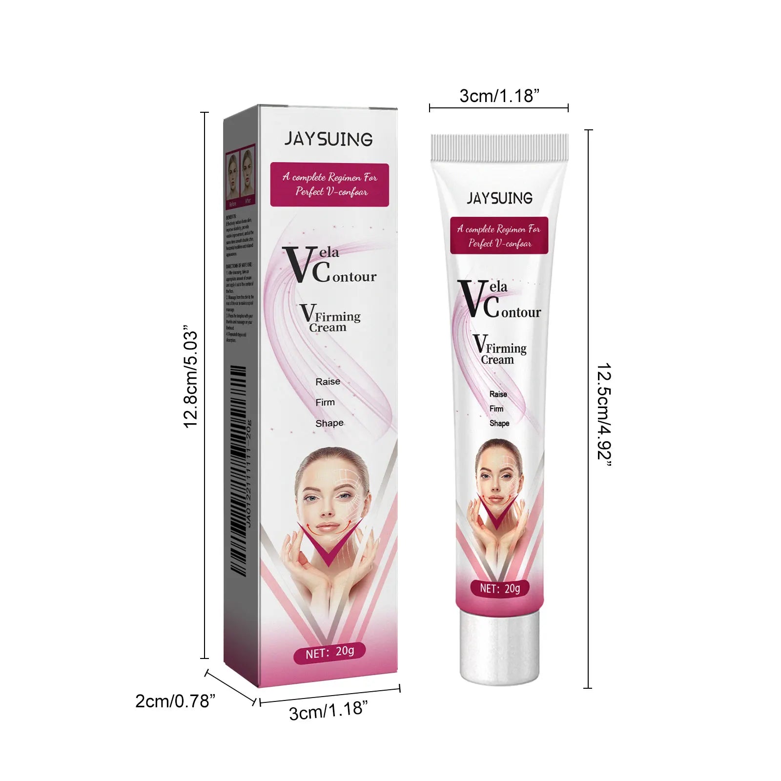 V-Shape Face Slimming Cream Remove Double Chin Firming Lifting Face Line Fat Burning Anti Aging Beauty Massage Care Products