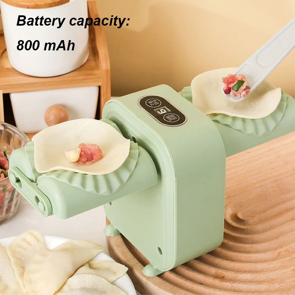Automatic Dumpling Maker Mould Machine Household Press Double Head Dumpling Making Mold Machine Empanadas Pierogi Kitchen Gadget