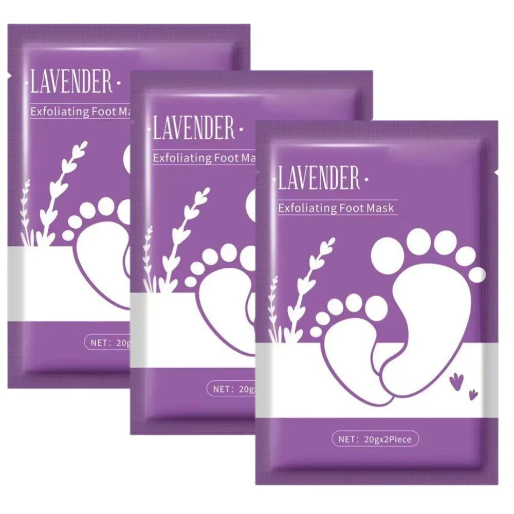 Exfoliating Foot Mask Lavender oil Moisturizing Remove Dead Skin Calluses Heel Crack Repair Foot Mask winter Foot Skin Care