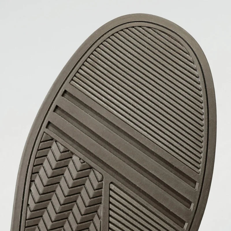 British Leather Men's Casual Shoes Breathable Trendy Handmade Shoes Platform Breathable Shoes Male Walking Shoes Men Black Shoes