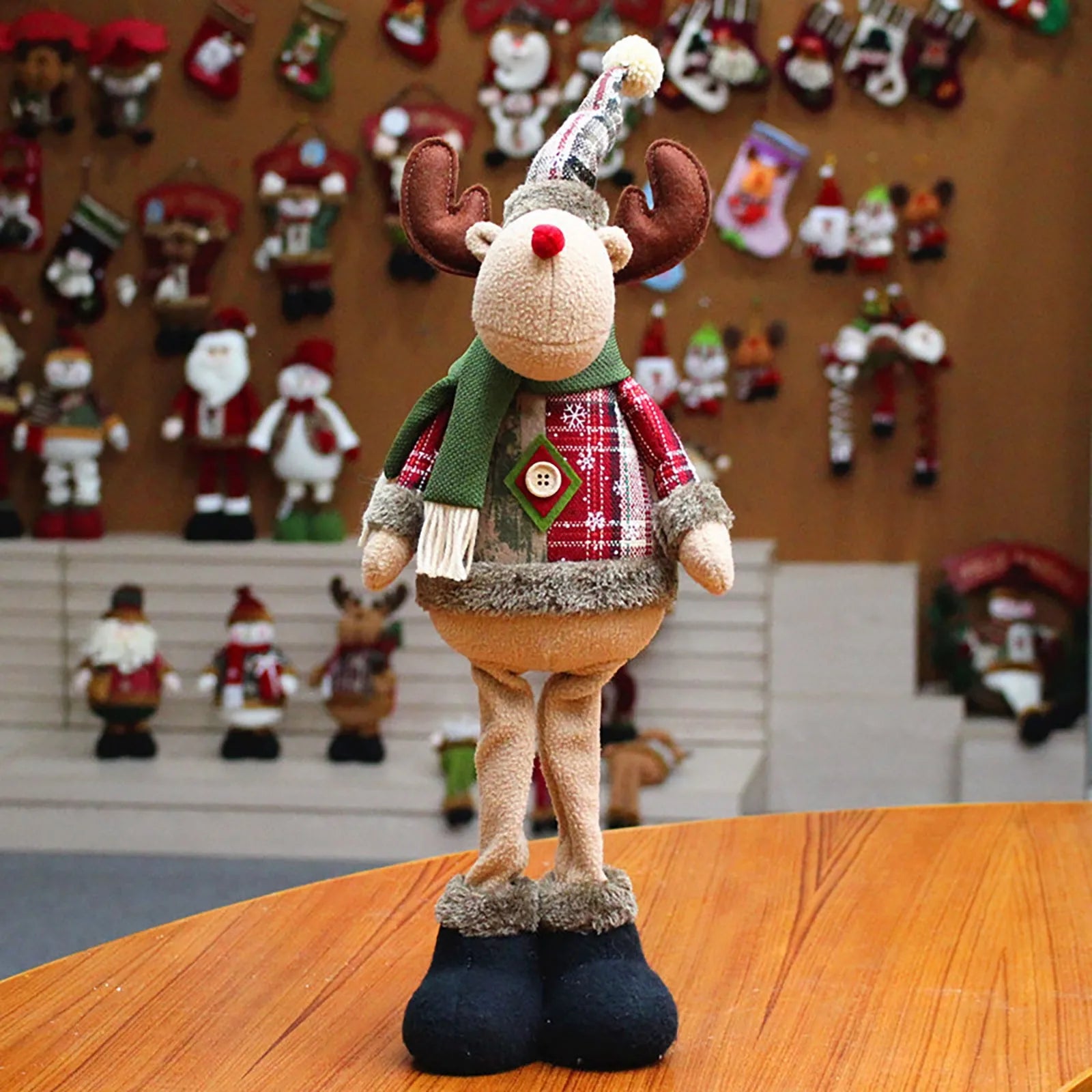 Hanging Christmas Plush Ornaments Set - Santa Snowman Elk Doll Decor for Xmas Tree, Home Party Gift & Stocking Stuffers 2025