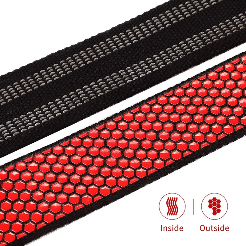 Silica gel Non-Slip Lifting Straps for Weightlifting,Gym Non-slip Powerlifting Straps,Strength Training Belts
