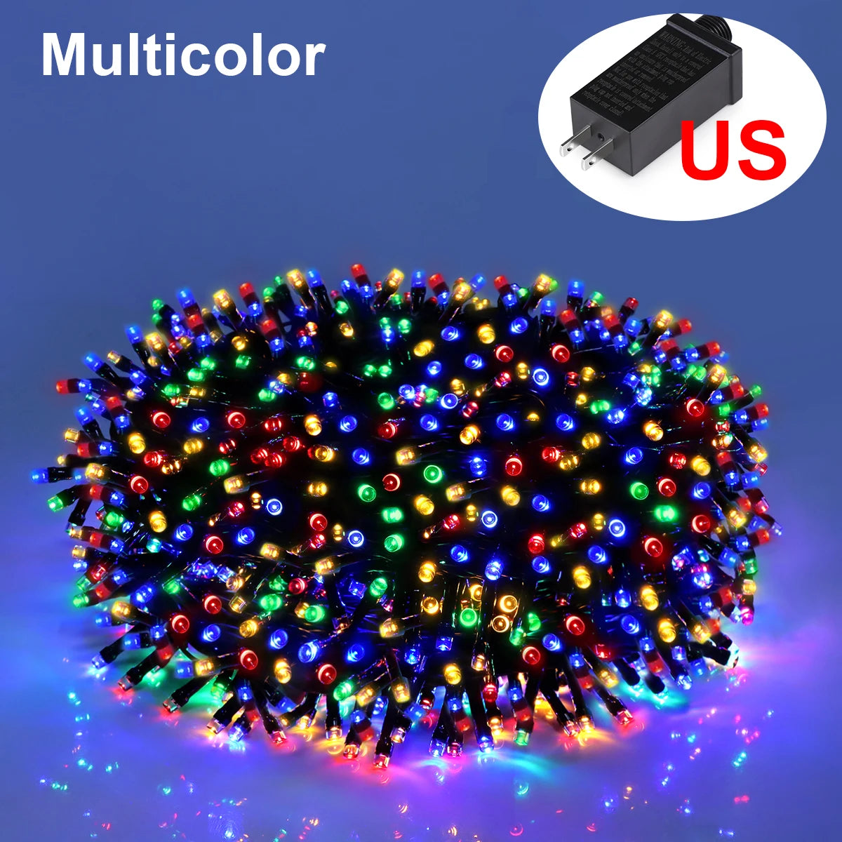 110V 220V LED Christmas Lights Fairy Garland String Light 10M- 100M EU / US Plug For Outdoor Garden Holiday New Year Party Decor