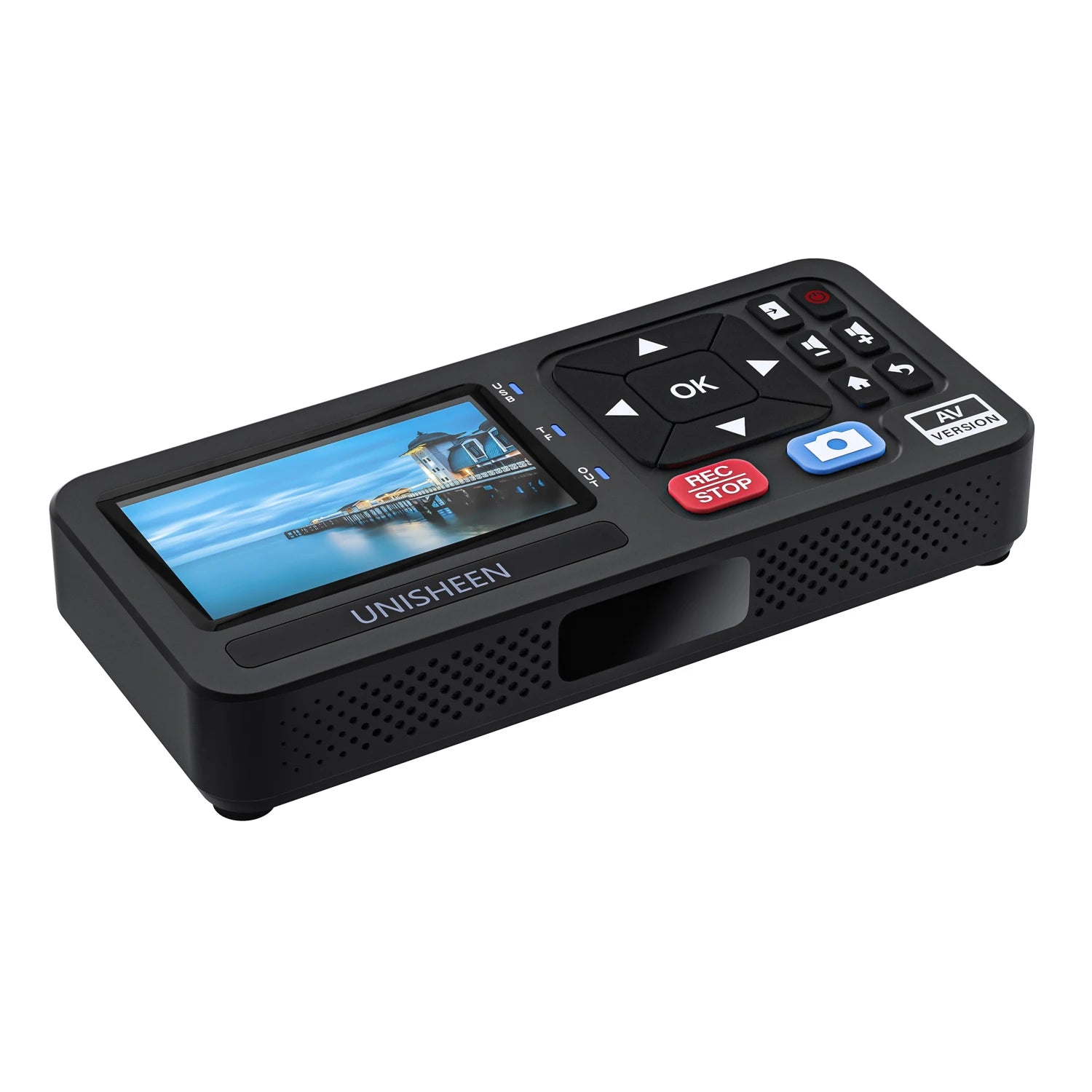 UNISHEEN Old Camcorder Converter Casette MP3 Reel Mini Small VHS Tape to Flash Digital Video Camera Recorder for TV with Monitor
