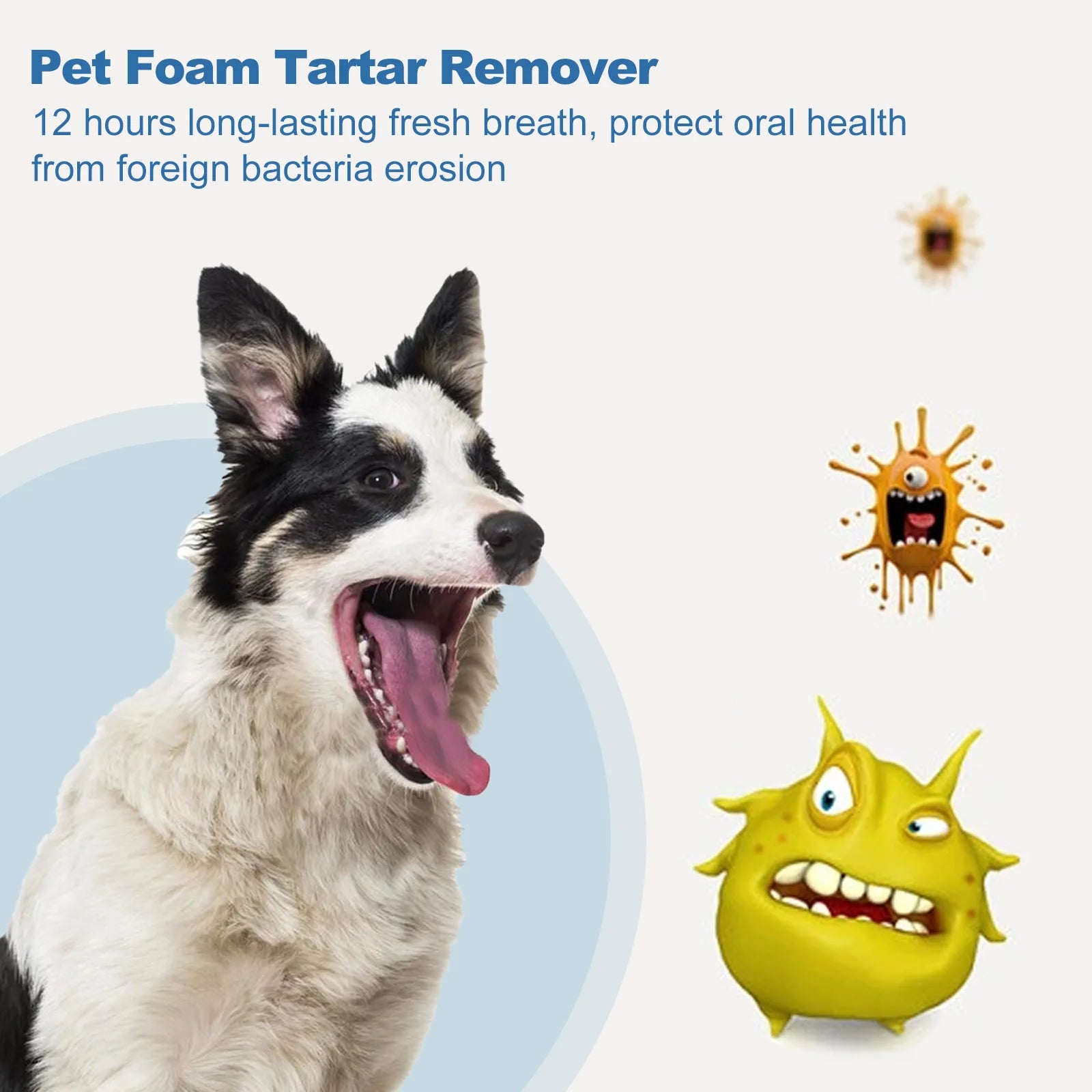 Pet Tartar Remover, Dog Calculus, Yellow Teeth, Bad Breath, Teeth Cleaning, Pet Oral Foam Cleaner