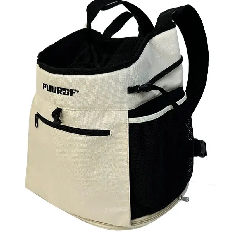 PUUROF Backpack for dog backpack dog accessories Small dog cat go out bag break free walk dog dirty pet backpack Car bag