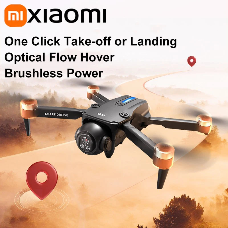 Xiaomi D18 UAV 8K Aerial HD Dual Camera Photography Intelligent Obstacle Avoidance Brushless Power 5G WIFI GPS Return VR UAV
