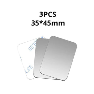 Magnetic Metal Plate For Car Phone Holder Universal Iron Sheet Disk Sticker Mount Mobile Phone Magnet Stand For IPhone Huawei