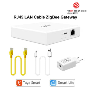 QCSMART ZigBee 3.0 Garage Door Wireless Sensor Opener Controller Tuya Smart Life App Remote Voice Control Google Assistant Alexa