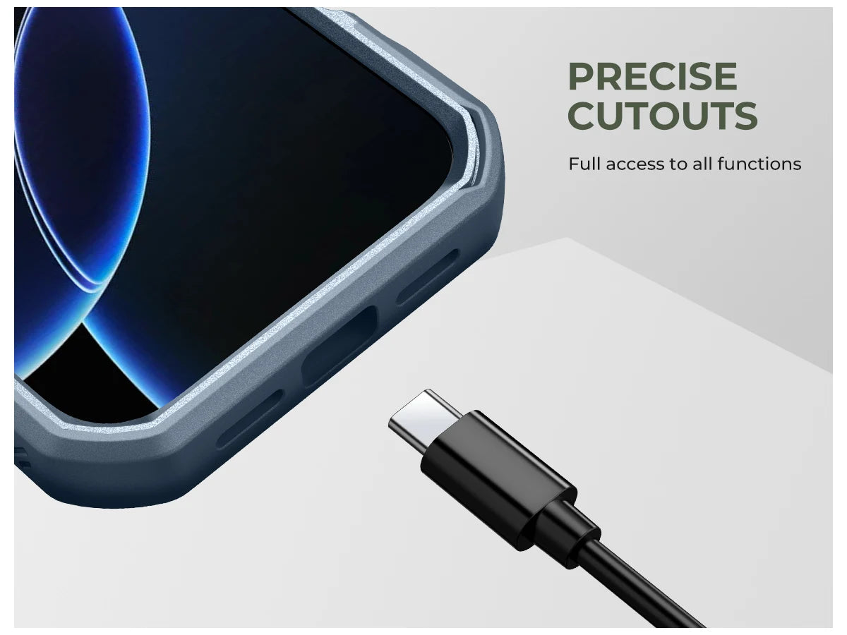 For iPhone 16 Case Kickstand Compatible with MagSafe Shockproof Bumper Cases with Slide Camera Cover  Built-in Screen Protector