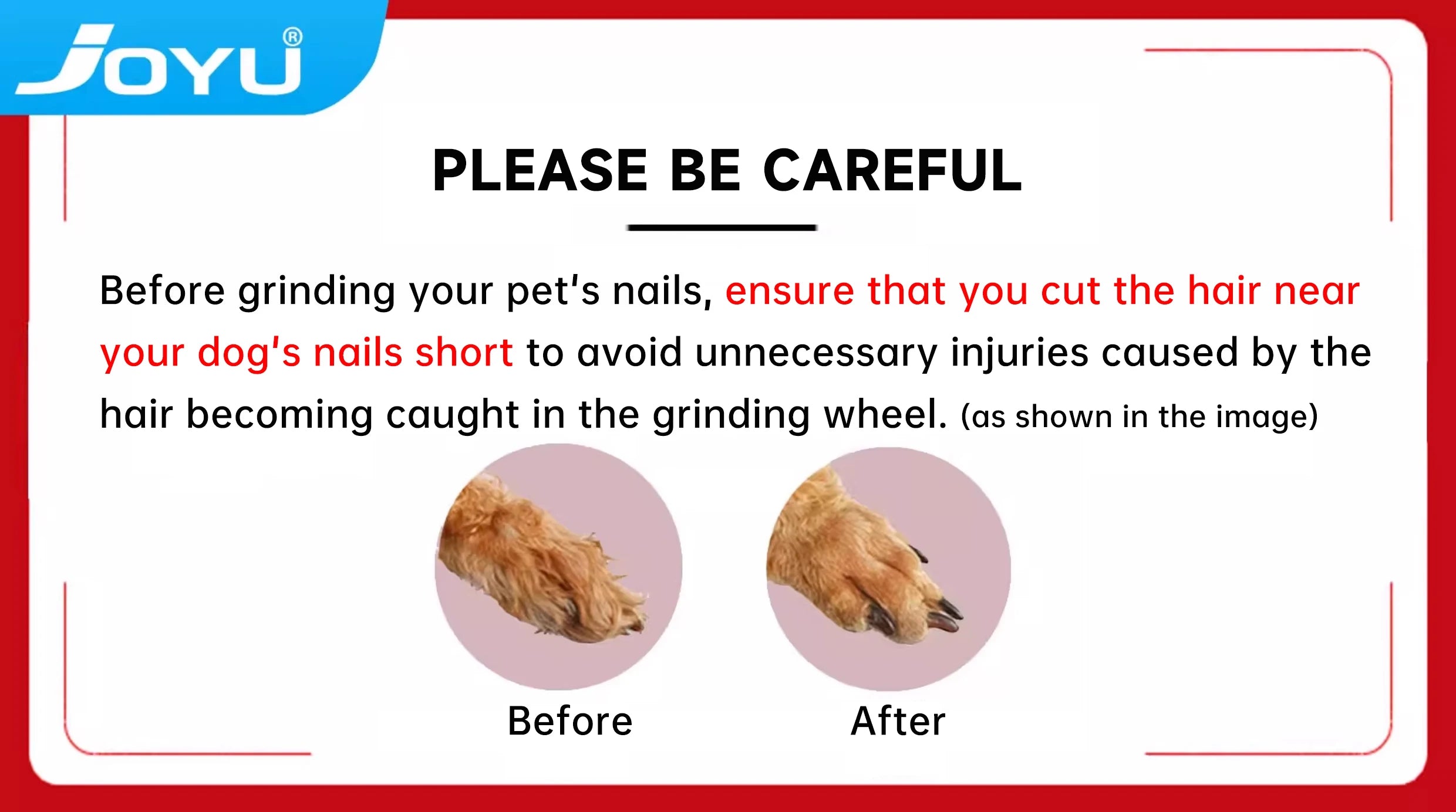 2-Speed Dog Nail Grinder  Enhanced Pet Nail Grinder Super Quiet Rechargeable Electric Dog Nail Trimmer Painless paws grooming