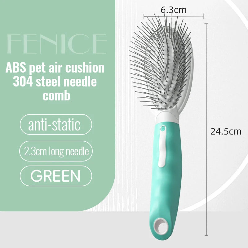 Fenice professional pet grooming comb long-haired cat and dog comb Shih Tzu Yorkshire terrier dog trimming fluffy needle comb