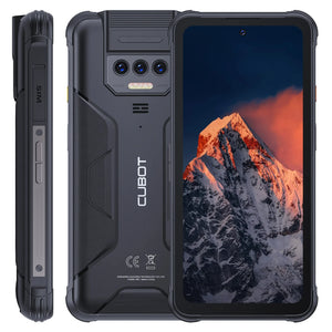 Cubot KingKong 8 Smartphone (6+6GB) RAM+256GB ROM 10600mAh Battery Dual LED Torch 48MP Rear Camera NFC Fingerprint Mobile Phone