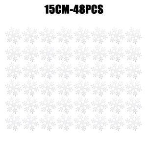 Christmas Decoration Foam Snowflake Christmas Tree Hanging Garland Hanging Decoration Gift 2024 New Christmas Supplies