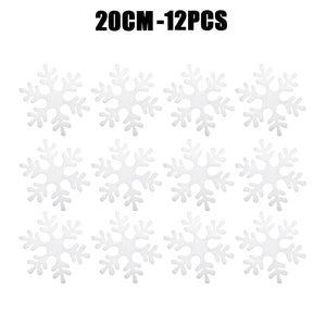Christmas Decoration Foam Snowflake Christmas Tree Hanging Garland Hanging Decoration Gift 2024 New Christmas Supplies