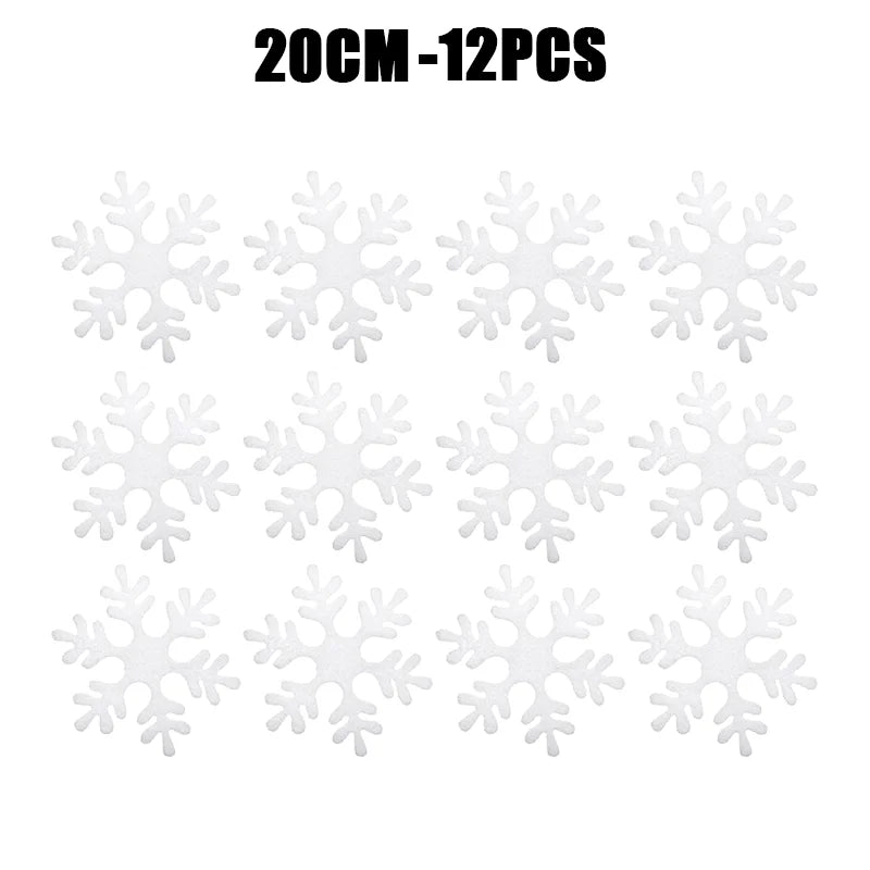 Christmas Decoration Foam Snowflake Christmas Tree Hanging Garland Hanging Decoration Gift 2024 New Christmas Supplies