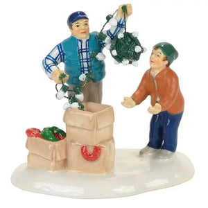 Brightly Lit Building Christmas Santa Claus Car House Village Holiday Garage Decoration Griswold Villa Home Desktop Figurines
