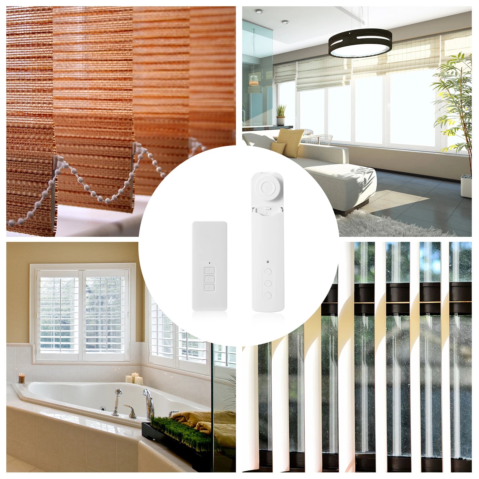 WiFi TM616EGWT Intelligent Pull Bead Curtain Motor Electric Curtain Motors phone APP Control Voice Control Quiet for Alexa Home - You Offer