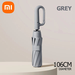 Xiaomi Strong Windproof Automatic Umbrella 72 Bones Sunshade Uv Protection Folding Umbrella Buckle Rain Large Parasol For Women