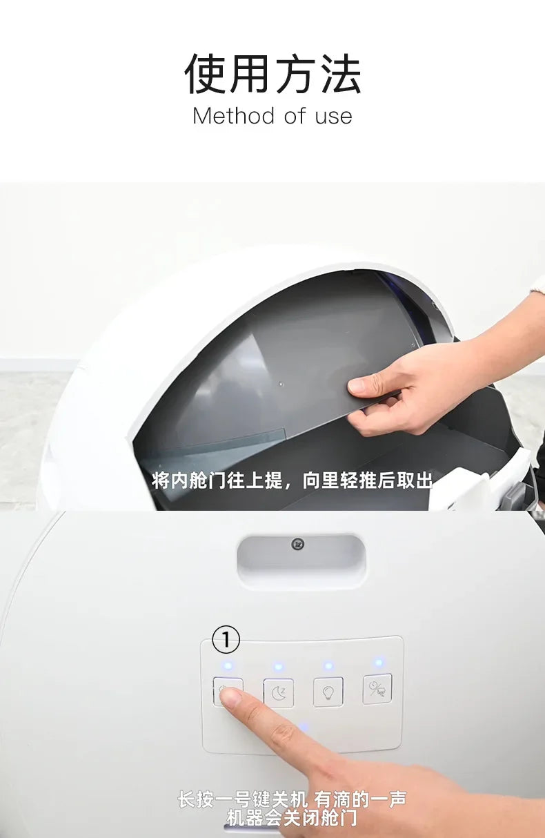 Use for Elspet Smart Cat Litter Box Accessory Cat Toilet Trash Bag/rake/Ultraviolet Lamp/safety Door