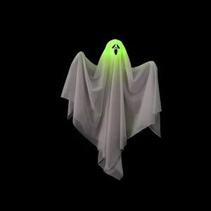 1-10PCS Halloween LED Lights Glowing Decor Hanging Scary Phantom for Haunted House Door Porch Escape Room Props Halloween Props