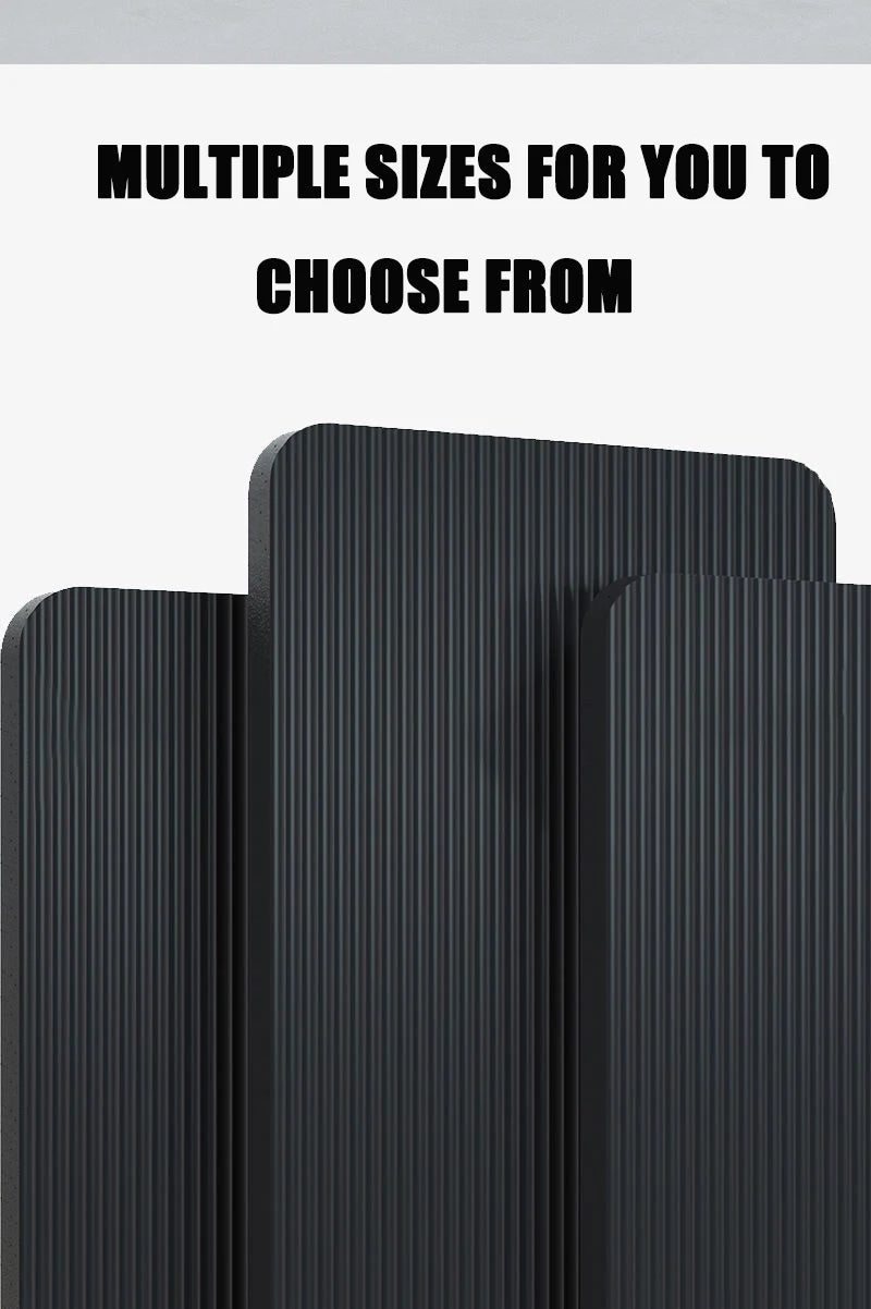 Width 80cm Yoga Mats Anti-slip Sport Fitness Mat Blanket for Exercise Yoga and Pilates Gymnastics Fitness Equipment Thick 10mm