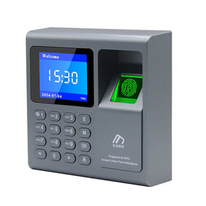 125Khz RFID Biometric Fingerprint Time Attendance Clock Recorder Employe Recognition Check in Time Recording Door Access Control