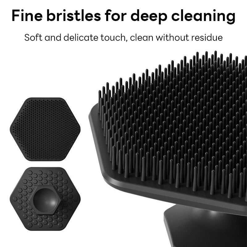 Soft Silicone Face Cleaning Brush Remove Makeup Blackhead Remover Portable Beauty Tools Face Cleansing Brushes Deep Clean Beauty