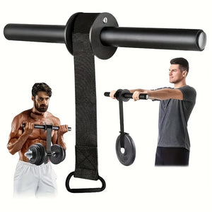 1pc Universal Fit Iron Wrist and Forearm Strengthener Bar - Build Powerful Grip and Muscle with No Power Required