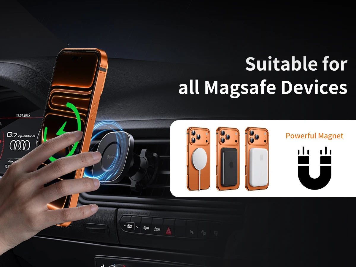High Quality Suitable Magsafe Case for IPhone 17Pro Max 12 13 14 15 16 17Air Plus Alloy Frame Heavy Protection Phone Case