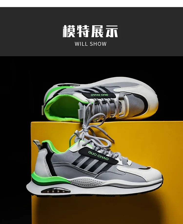 New Casual Sports Dad Shoes Men's Platform Mesh Men's Shoes Fashion Trendy Men Fashion Sneakers Shoes for Men Sneakers Men