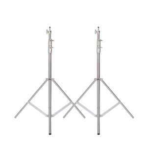 2.9M Tripod Super Stable Big Tripod Foldable Light Stand Lifting Frame Wheels Photography Softbox Photo Studio Stainless Steel