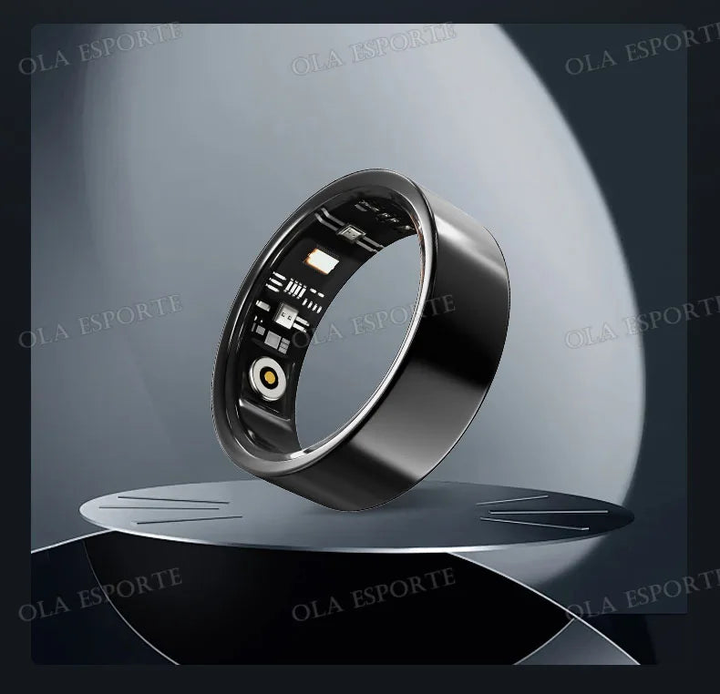 2025 New Smart Ring Men Women Camera Control Heart Rate Blood Oxygen Monitor Smartring IP68 & 5ATM Waterproof Multi-sports Modes