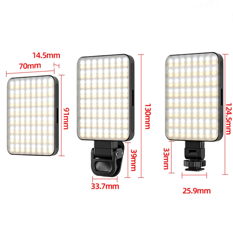 Magnetic Mini LED Ring Light Selfie Light For iPhone 17 16 15 Pro/15 Pro Max/14 Pro/14 Pro Max/13 Pro/Pro Max Streaming