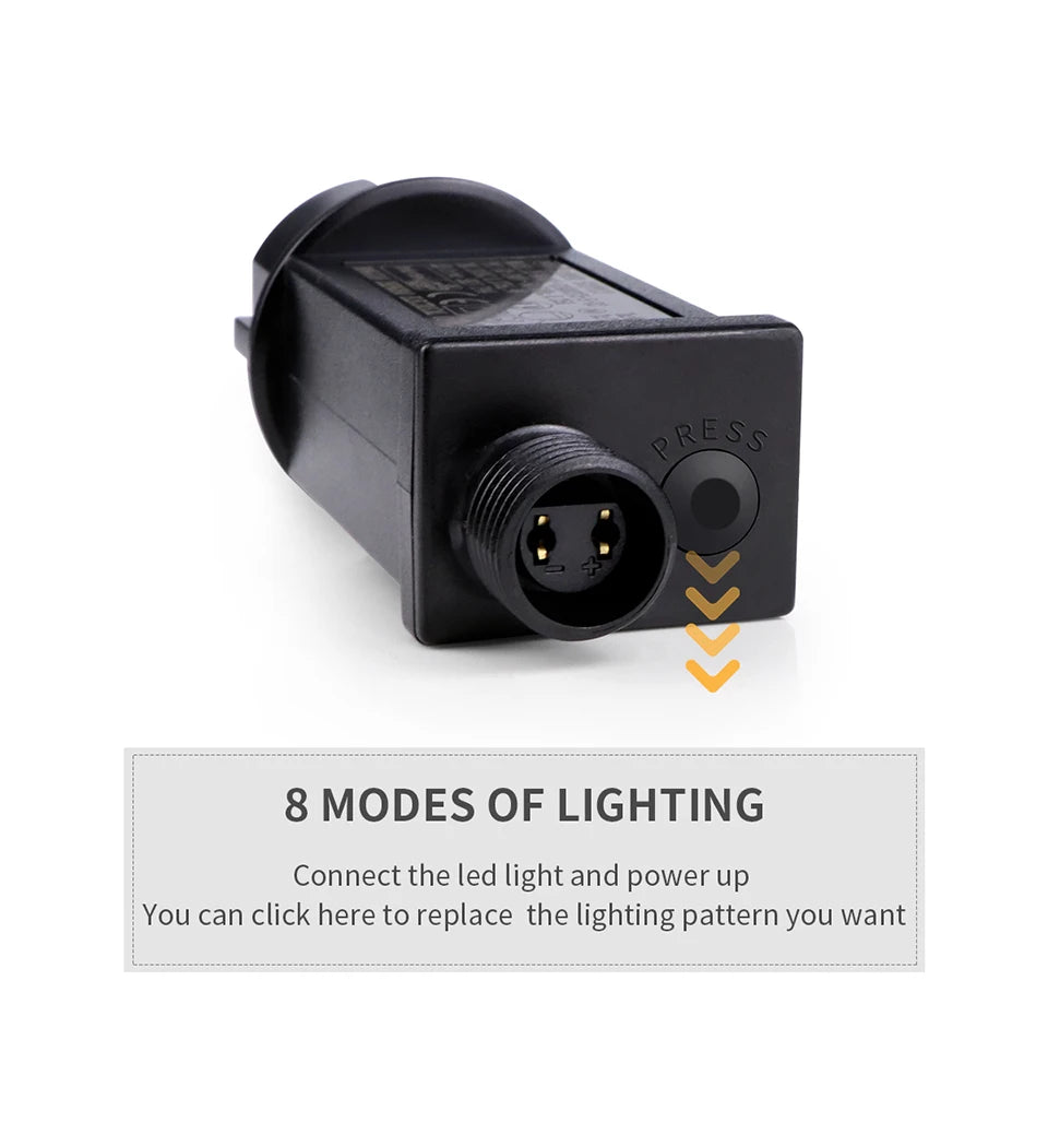 LED String Garland 10M-100M Fairy Lights Christmas Light Waterproof Outdoor Indoor For Tree Street Wedding Party 2024 Decoration